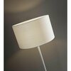 Homeroots White Metal Floor Lamp17.75 x 17.75 x 60 in. 372791